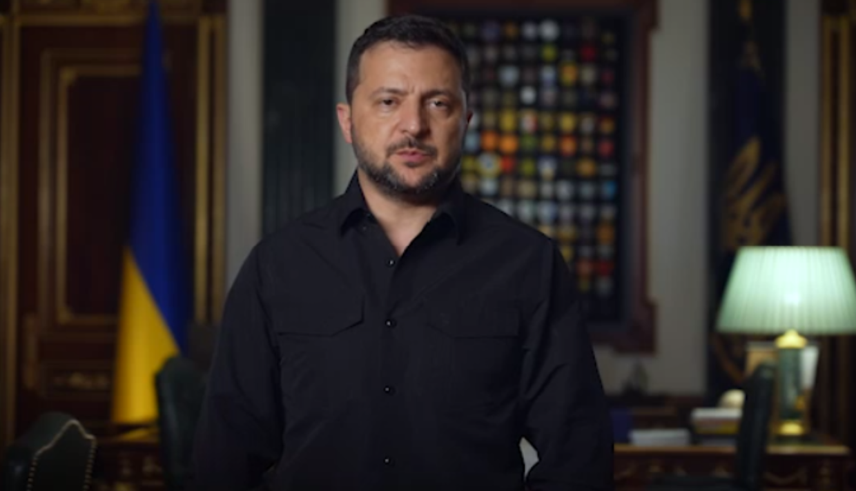 Зеленский записал новое видеообращение. Скриншот видео